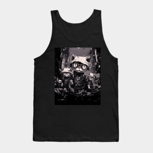 Gangsta Cats, Badass Cats of The Neighborhood! Splash Tank Top